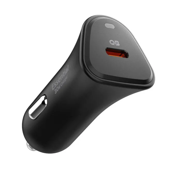 ŁADOWARKA SAMOCHODOWA SPIGEN ESSENTIAL EV301 1-PORT CAR CHARGER 30W BLACK