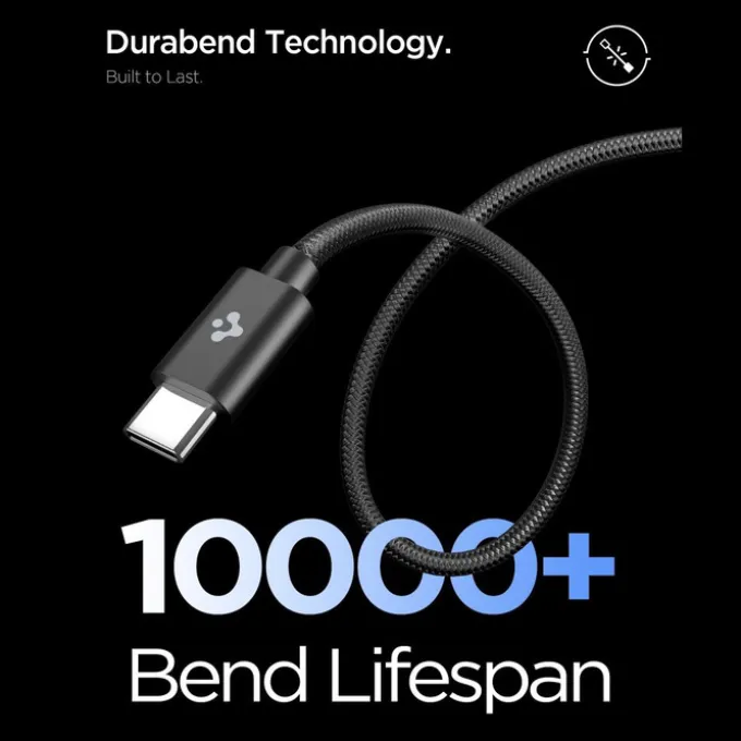 ŁADOWARKA SIECIOWA SPIGEN EE451EU ESSENTIAL 1-PORT 45W Z KABLEM USB-C CZARNA