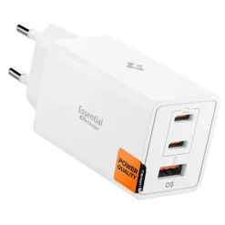 ŁADOWARKA SIECIOWA SPIGEN ESSENTIAL EE673EU 3-PORTOWA 67W BIAŁA