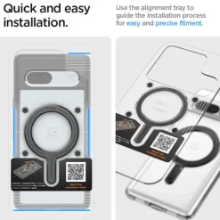 Blaszka Ring Spigen Onetap Ring Magnetic Magsafe Plate Carbon