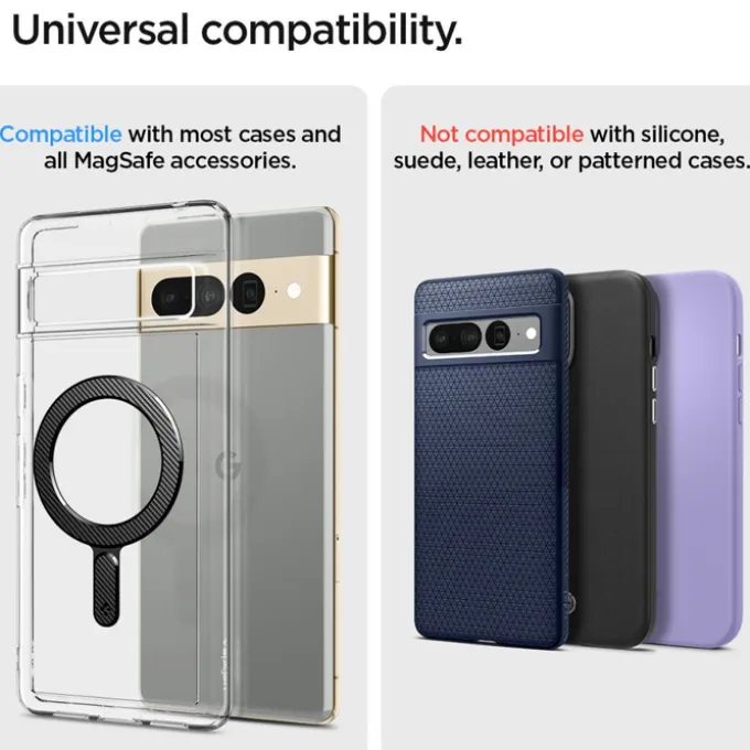 Blaszka Ring Spigen Onetap Ring Magnetic Magsafe Plate Carbon