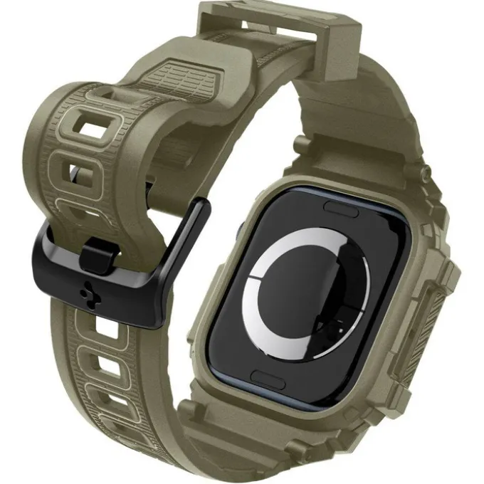 BRANSOLETA SPIGEN RUGGED ARMOR ”PRO” APPLE WATCH 10 (46 MM) VINTAGE KHAKI