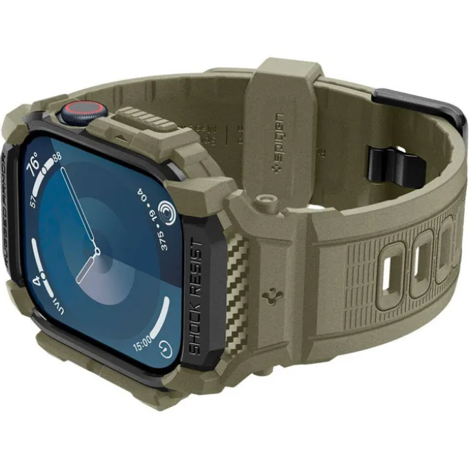BRANSOLETA SPIGEN RUGGED ARMOR ”PRO” APPLE WATCH 10 (46 MM) VINTAGE KHAKI