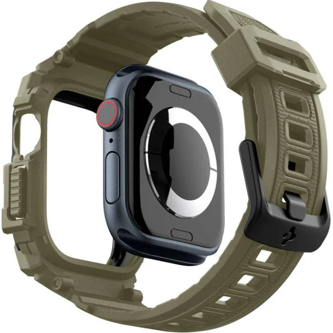 BRANSOLETA SPIGEN RUGGED ARMOR ”PRO” APPLE WATCH 10 (46 MM) VINTAGE KHAKI