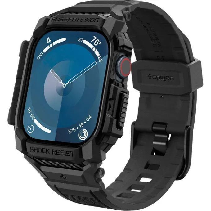 BRANSOLETA SPIGEN RUGGED ARMOR ”PRO” APPLE WATCH 10 (42 MM) MATTE BLACK