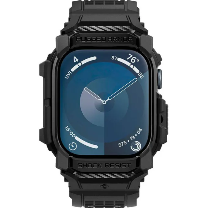 BRANSOLETA SPIGEN RUGGED ARMOR ”PRO” APPLE WATCH 10 (42 MM) MATTE BLACK
