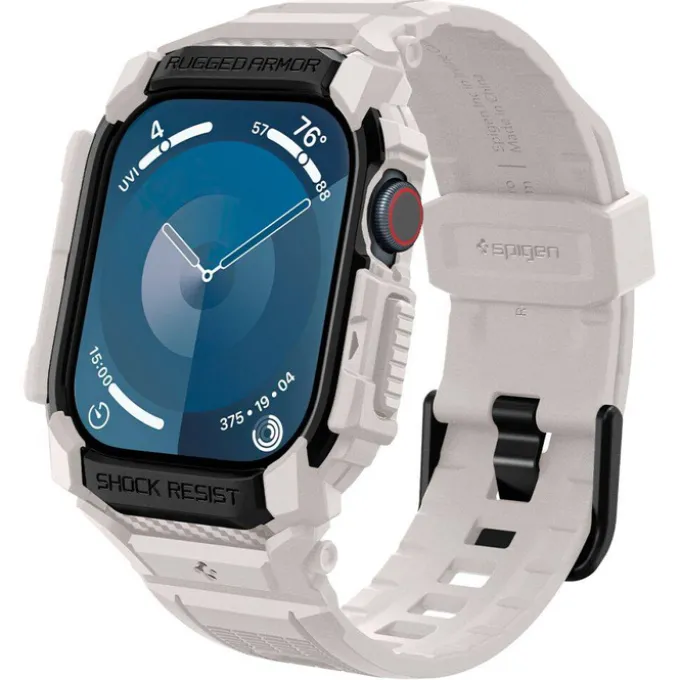 BRANSOLETA SPIGEN RUGGED ARMOR ”PRO” APPLE WATCH 10 (46 MM) DUNE BEIGE