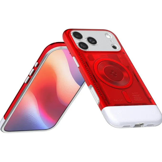 ETUI APPLE IPHONE 17 PRO MAX SPIGEN CLASSIC C1 MAGSAFE RUBY