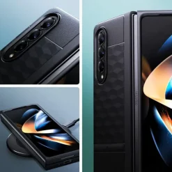Etui Caseology Parallax Galaxy Z Fold 5 Matte Black Case