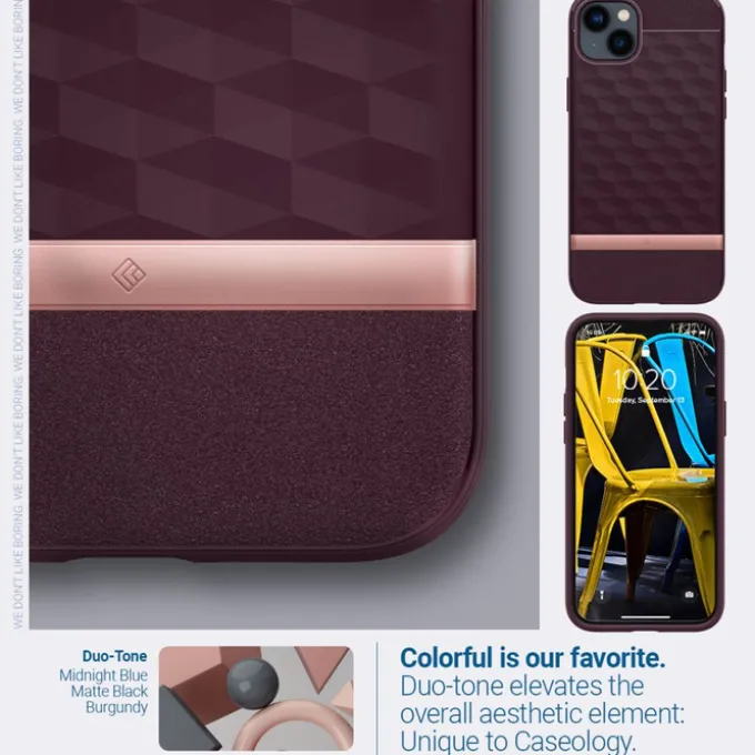 Etui Caseology Parallax Mag Magsafe iPhone 14 Plus Burgundy