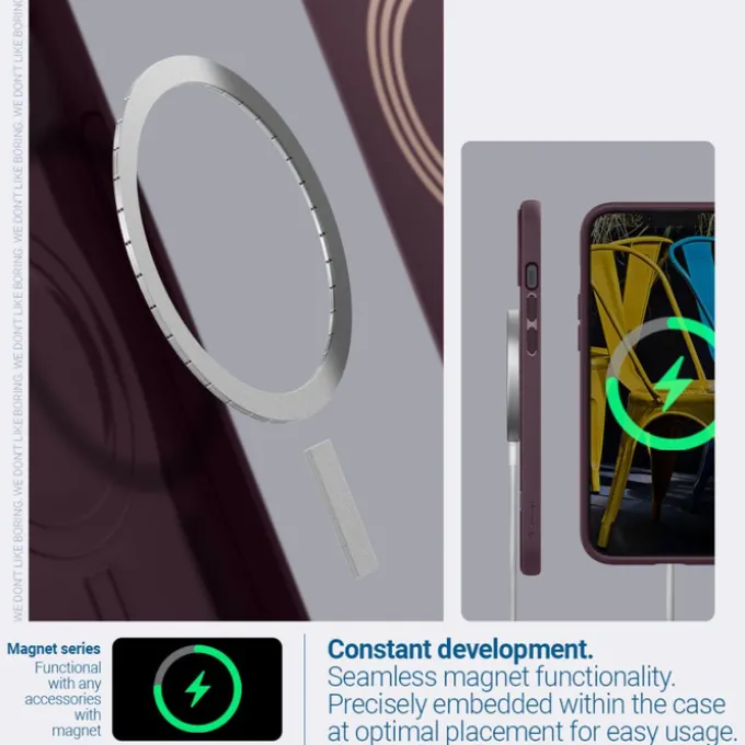 Etui Caseology Parallax Mag Magsafe iPhone 14 Plus Burgundy