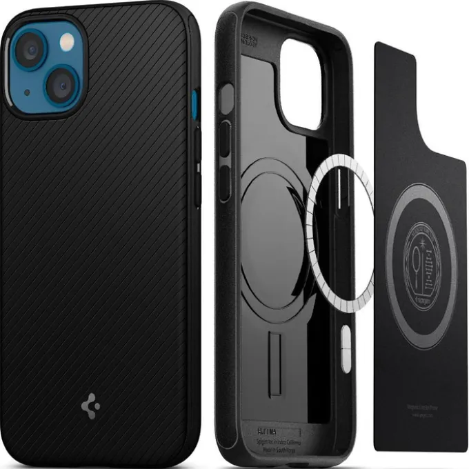 Etui iPhone 13 Etui MagSafe Mag Armor Spigen Matte Black Case