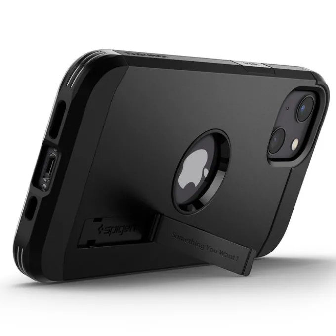 Etui iPhone 13 Etui SPIGEN Tough Armor Black Case