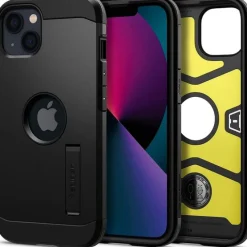 Etui iPhone 13 Etui SPIGEN Tough Armor Black Case