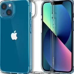 Etui iPhone 13 Etui SPIGEN Ultra Hybrid Crystal Clear Case
