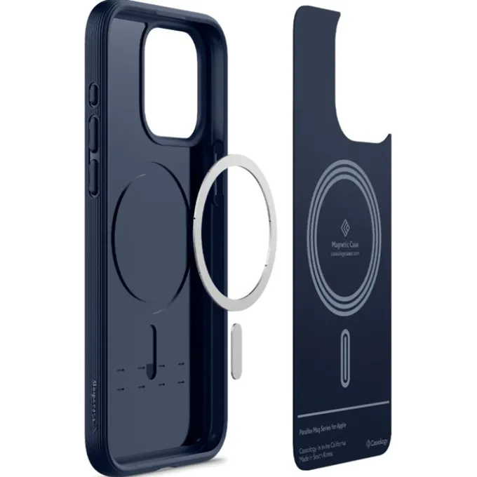 Etui iPhone 15 Pro Max Caseology Parallax Mag Magsafe Midnight Blue Case