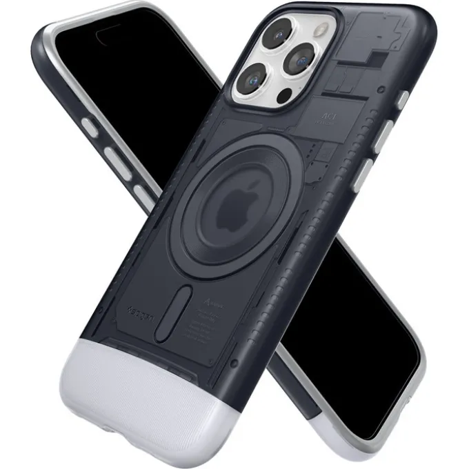 Etui iPhone 15 Pro Max Spigen Classic C1 Mag Magsafe Graphite Case