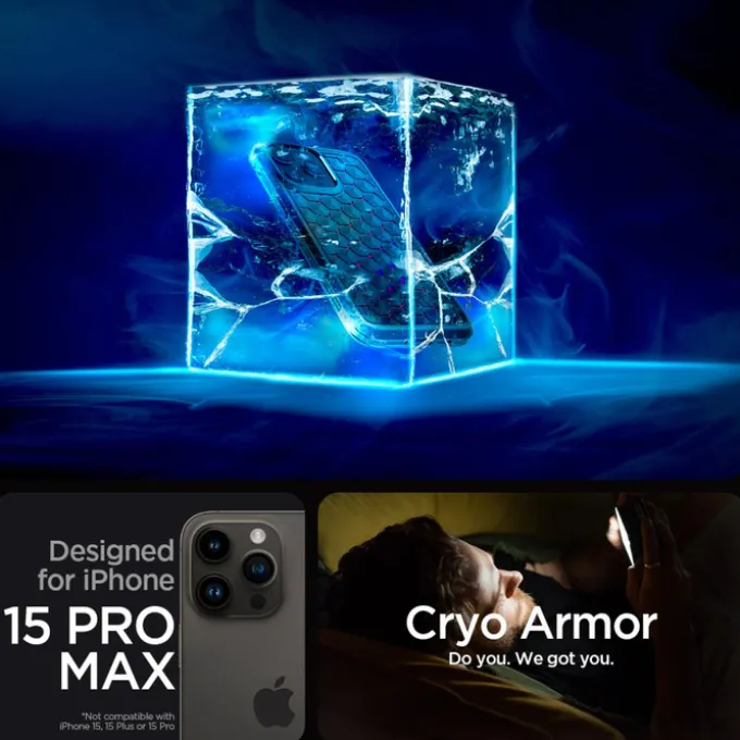 Etui iPhone 15 Pro Max Spigen Cryo Armor Cryo Red