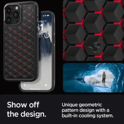 Etui iPhone 15 Pro Max Spigen Cryo Armor Cryo Red