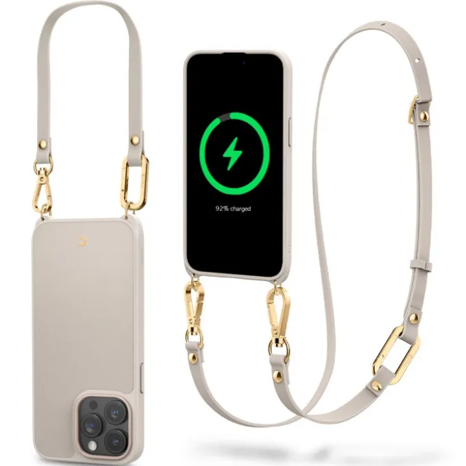 Etui iPhone 15 Pro Max Spigen Cyrill Classic Charm Mag Magsafe Cream Case