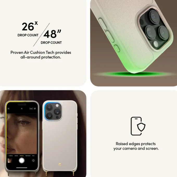 Etui iPhone 15 Pro Max Spigen Cyrill Classic Charm Mag Magsafe Cream Case
