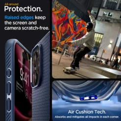 Etui iPhone 15 Pro Max Spigen Liquid Air Navy Blue Case