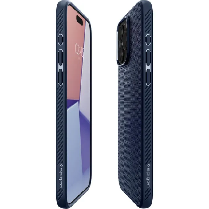Etui iPhone 15 Pro Max Spigen Liquid Air Navy Blue Case