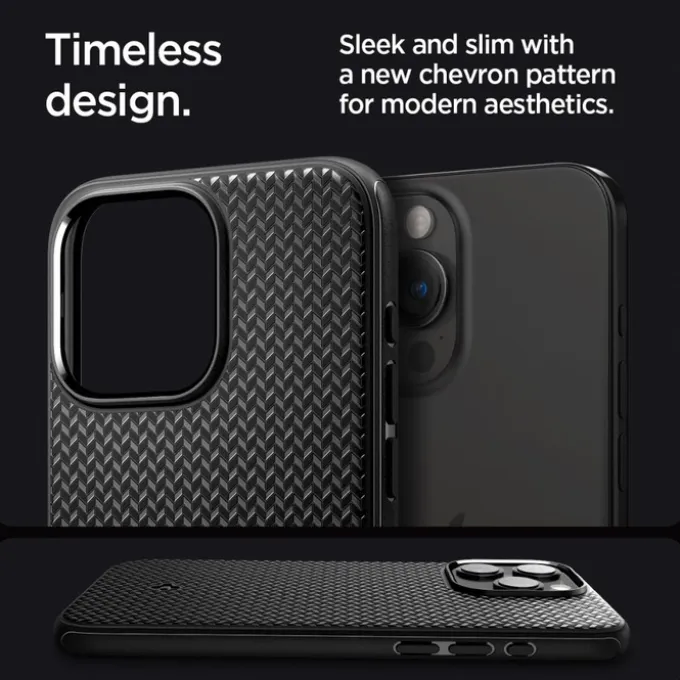 Etui iPhone 15 Pro Max Spigen Mag Armor Magsafe Matte Black Case