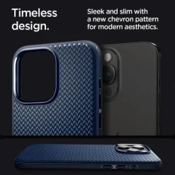 Etui iPhone 15 Pro Max Spigen Mag Armor Magsafe Navy Blue Case