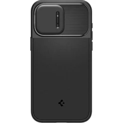 Etui iPhone 15 Pro Max Spigen Optik Armor Mag Magsafe Black Case