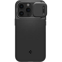 Etui iPhone 15 Pro Max Spigen Optik Armor Mag Magsafe Black Case