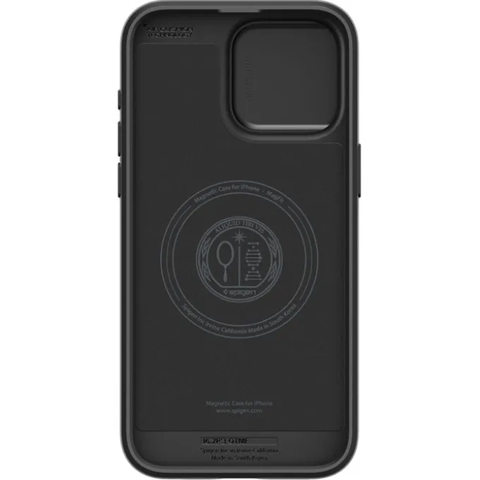 Etui iPhone 15 Pro Max Spigen Optik Armor Mag Magsafe Black Case