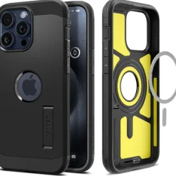 Etui iPhone 15 Pro Max Spigen Tough Armor Mag Magsafe Black Case