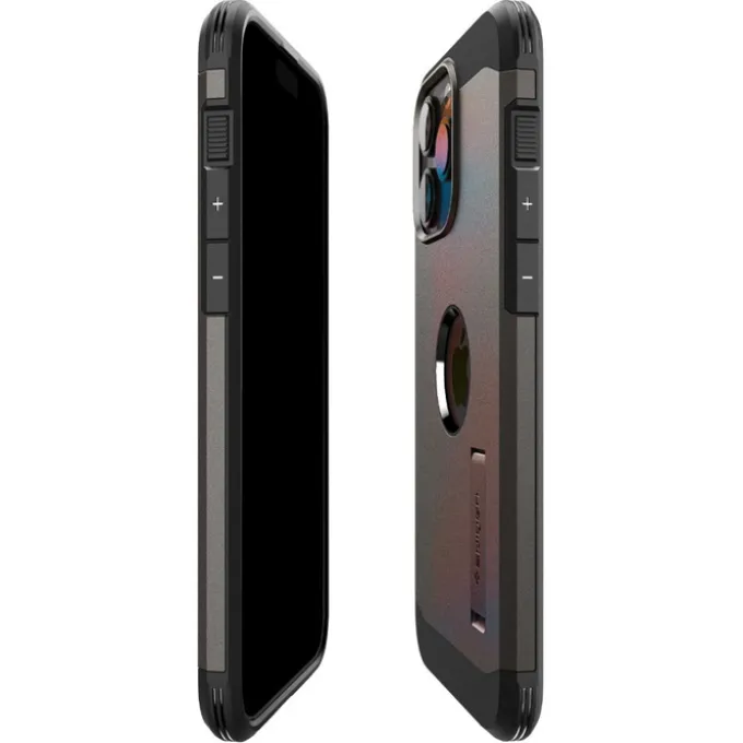 Etui iPhone 15 Pro Max Spigen Tough Armor Mag Magsafe Gunmetal