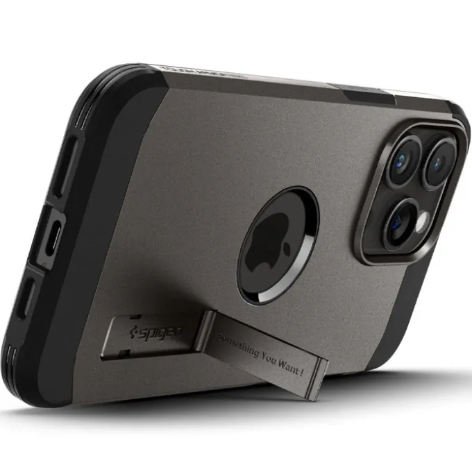 Etui iPhone 15 Pro Max Spigen Tough Armor Mag Magsafe Gunmetal
