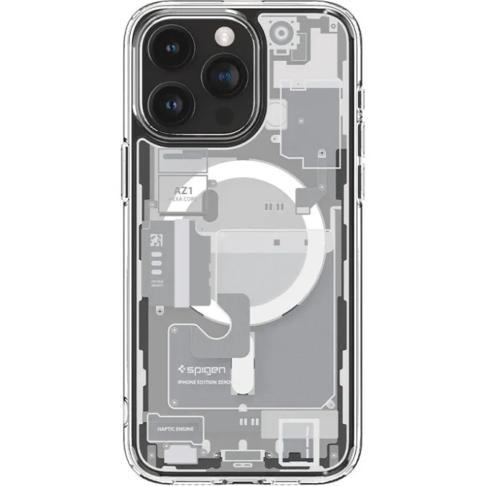 Etui iPhone 15 Pro Max Spigen Ultra Hybrid Mag Magsafe Zero One White Case
