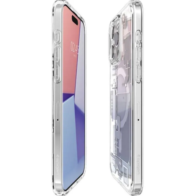 Etui iPhone 15 Pro Max Spigen Ultra Hybrid Mag Magsafe Zero One White Case