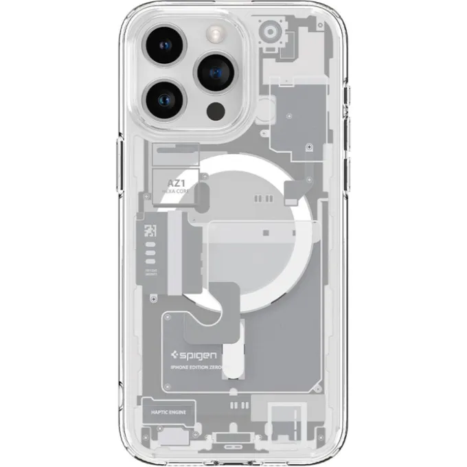Etui iPhone 15 Pro Max Spigen Ultra Hybrid Mag Magsafe Zero One White Case