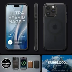 Etui iPhone 15 Pro Max Spigen Ultra Hybrid Mag Magsafe Frost Black Case
