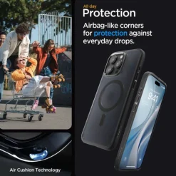 Etui iPhone 15 Pro Max Spigen Ultra Hybrid Mag Magsafe Frost Black Case