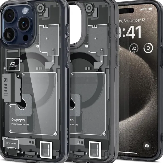 Etui iPhone 15 Pro Max Spigen Ultra Hybrid Mag Magsafe Zero One Case