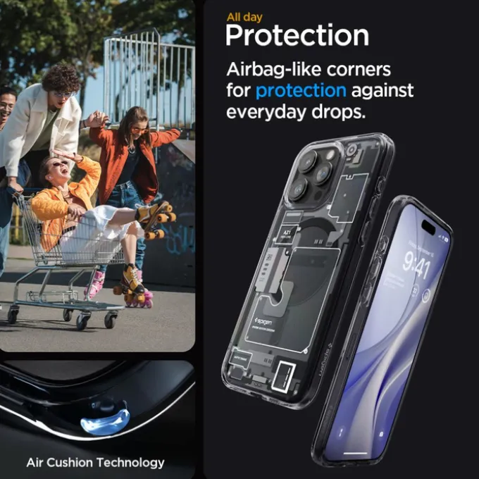 Etui iPhone 15 Pro Max Spigen Ultra Hybrid Mag Magsafe Zero One Case