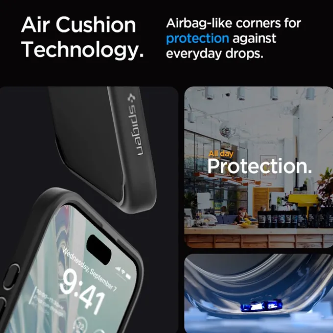 Etui iPhone 15 Pro Max Spigen Ultra Hybrid Frost Black Case