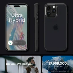 Etui iPhone 15 Pro Max Spigen Ultra Hybrid Frost Black Case