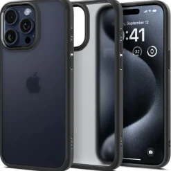 Etui iPhone 15 Pro Max Spigen Ultra Hybrid Frost Black Case