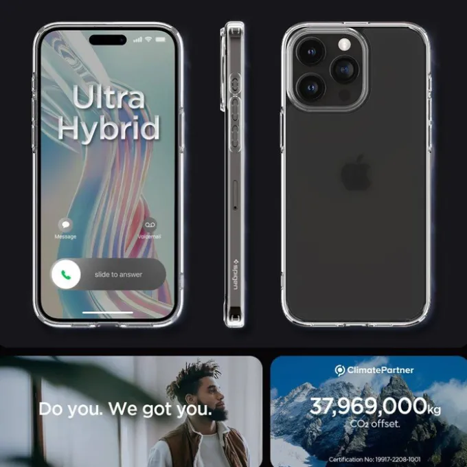 Etui iPhone 15 Pro Max Spigen Ultra Hybrid Frost Clear Case