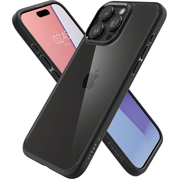 Etui iPhone 15 Pro Max Spigen Ultra Hybrid Matte Black Case