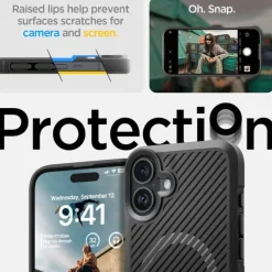 Etui iPhone 16 Spigen Core Armor Mag Magsafe Matte Black