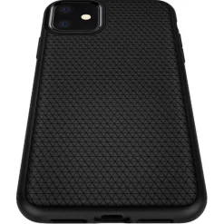Etui Iphone 11 SPIGEN Liquid Air Apple Matte Black Czarne Case
