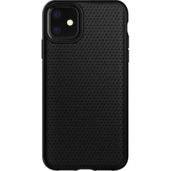 Etui Iphone 11 SPIGEN Liquid Air Apple Matte Black Czarne Case